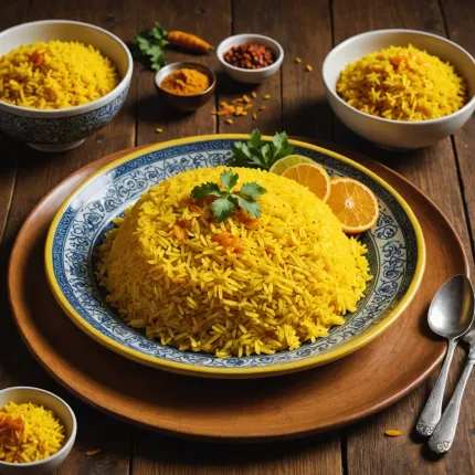 Желтый рис — блюдо с куркумой, богатое антиоксидантами и вкусом: секреты здоровья и кулинарного наслаждения